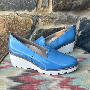 NEW Vionic Willa Wedge Women's Slip-On Loafer Moc Wedge Shoes size 11